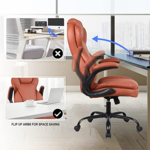 KASORIX Ergonomic Office Chair, Adjustable Swivel Chair with Velvet Lining, High-Back Lumbar Support, Flip-Up Armrests for Home, Office (Velvet White) KASORIX Ergonomic Office Chair, Adjustable Swivel Chair with Velvet Lining, High-Back Lumbar Support, Flip-Up Armrests for Home, Office (Velvet White)